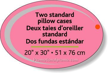 Stock Shape Fluorescent Red Roll Labels - Oval