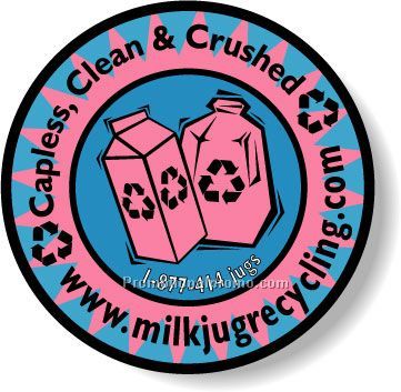 Stock Shape Fluorescent Red Roll Labels - Round