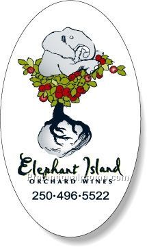 Stock Shape White Gloss Block-out Roll Labels - Oval