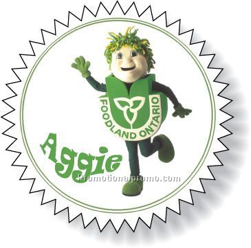 Stock Shape White Gloss Roll Labels for indoor use - Seal