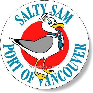 Stock Shape White Matte Block-out Roll Labels - Round