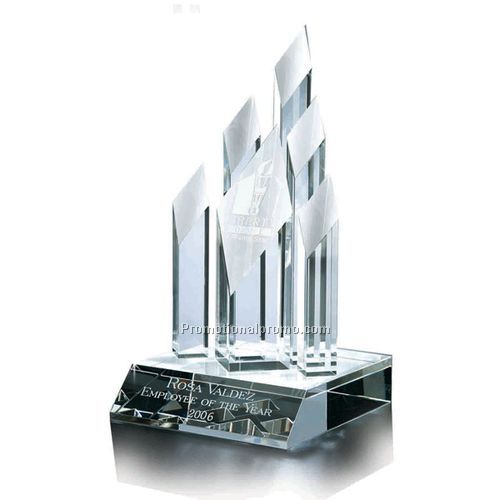 Super 5 star diamond award 12"H