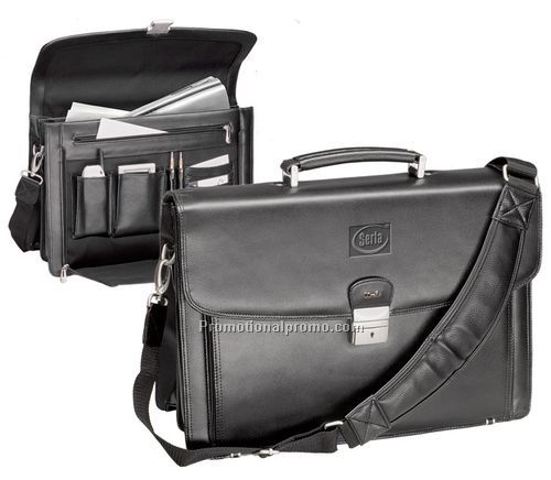 The Attorney - Leather computer briefcase
