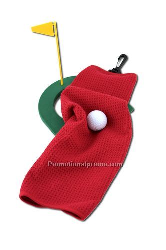 The Front Nine Dri-Lite Waffle Golf Towel