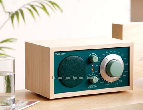 The Model One Table Radio - Maple/Hunter Green
