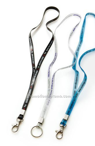 Thin vinyl lanyards - 3/8