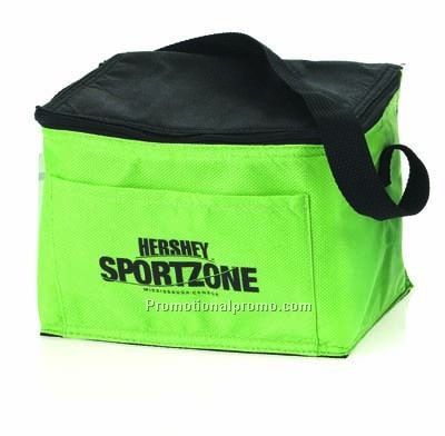 Traditional Lightweight Lunch Cooler Bag - Green/P