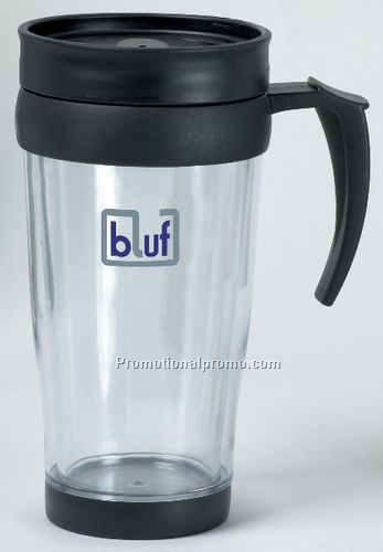 Translucent Travel Mug 16oz - Clear