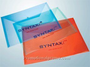 Transluscent Flat Envelopes with Snap Closure - PVC