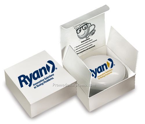 USB White Smart Button Blank Gift Box