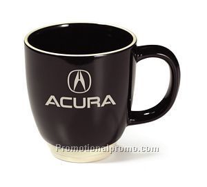 Victorian - 13 oz. Black Ceramic Mug