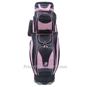 Womens Cart Bag Black/Light Pink