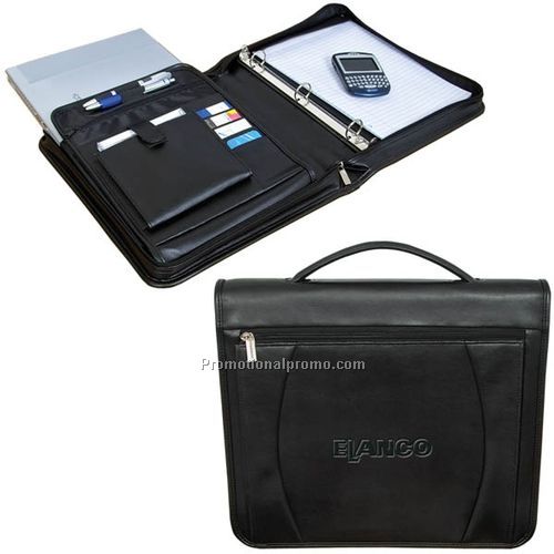 ZIPPERED NOTEPAD/LAPTOP BINDER