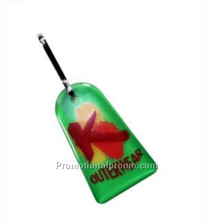 Zipper Pull Double Sided Imprint - 2.1 to 3 Sq. In.