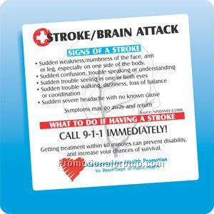 health & safety magnet - Stroke / Brain Attack