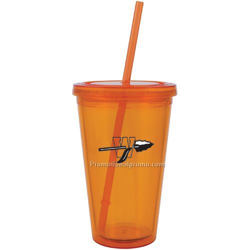 spirit tumbler - 16 oz - aqua