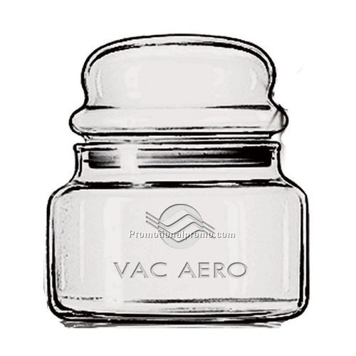 storage jar with deep etch