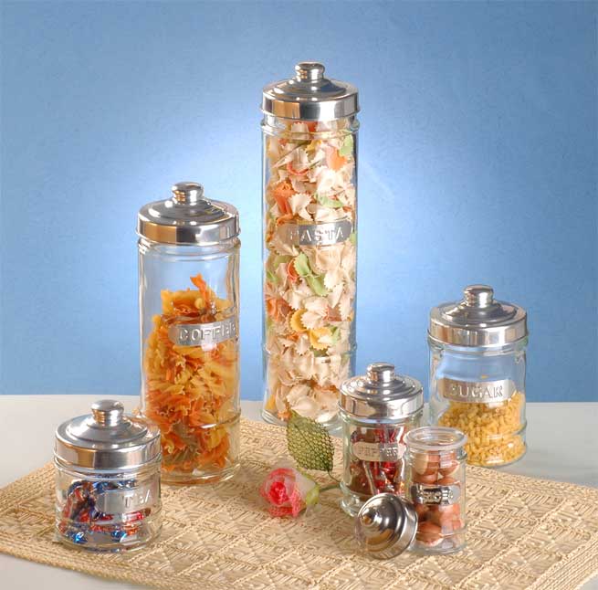 storage jar set with metal lid
  
   
     
    