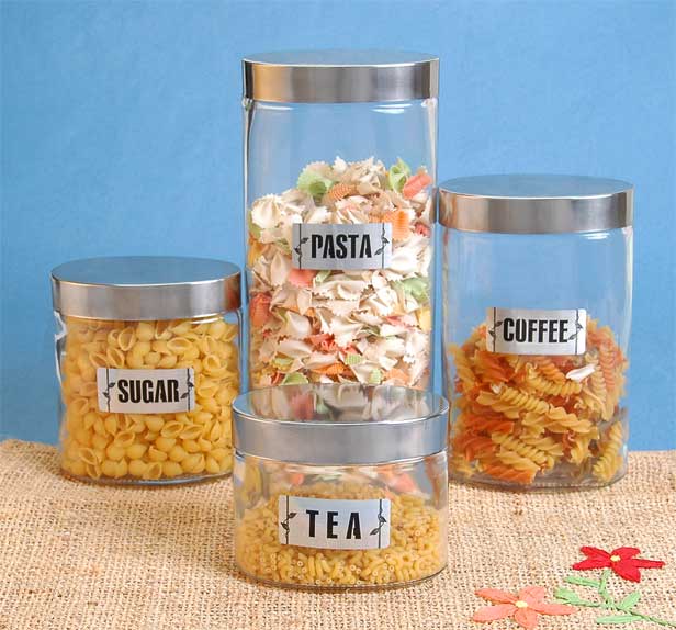 storage jar set with metal lid
  
   
     
    