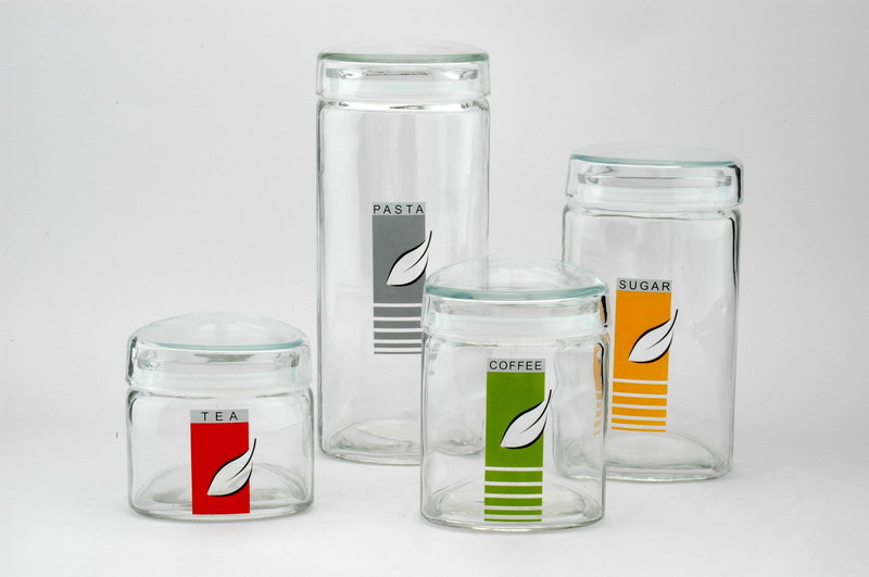 storage jar set with decal
  
   
     
    