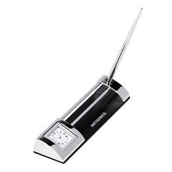 Card Holder Clock w/Pen A-2021P