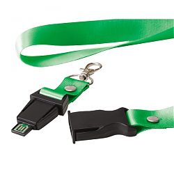 Lanyard with USB Flash Drive UB-1625GN