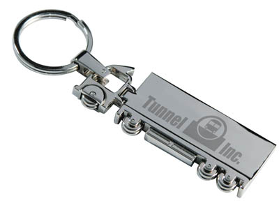 Transport Metal Keyring