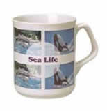 Great value promotional mug in white earthenware