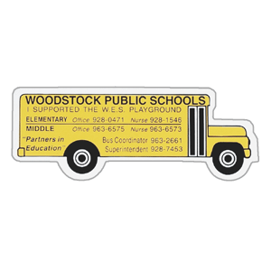 School Bus Shaped Magnet