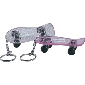 Personalized Keychain - Skateboard Keychain