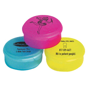 Plastic Pill Box - Round Mini