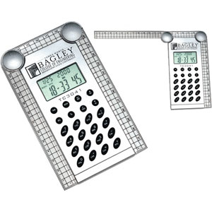 Promotional  Calculator with Folding Ruler