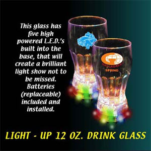 LIGHT-UP 12 OZ. DRINK GLASS