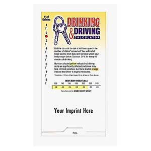 Drinking & Driving Calculator Pocket Guide