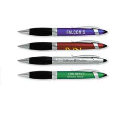 Twist Action Retractable Ballpoint/Stylus