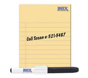 Dry Erase Magnet with marker and clip