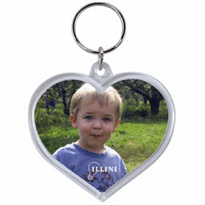 Snap-in Heart Keytag