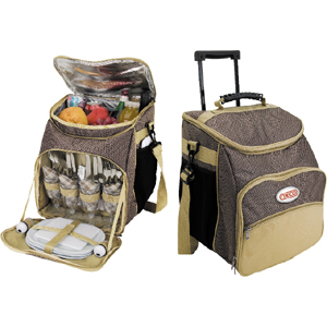 Pinnacle 4 person rolling picnic cooler
