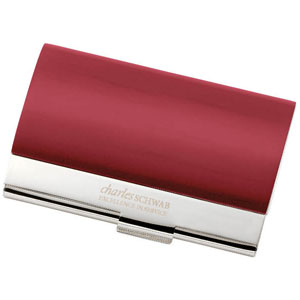 Cuivre II Wood/Metal Business Card Case