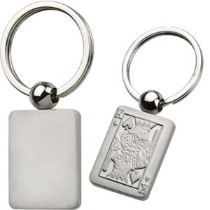 KING Playing Card Keychain