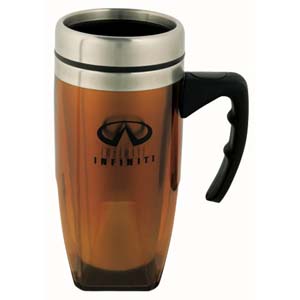 Stabile 16oz Plastic Mug with Steel Interior & Handle