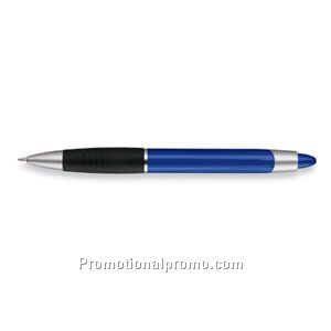 Paper Mate Element Pearlized Bright Blue Barrel/Black Grip Black Ink Ball Pen