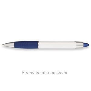 Paper Mate Element White Barrel/Navy Trim Black Ink Ball Pen