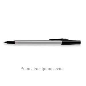 Paper Mate Write Bros Silver Barrel/Black Trim, Black Ink