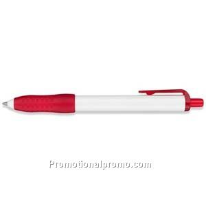 Paper Mate PC 39 Retractable White Barrel/Red Trim Ball Pen