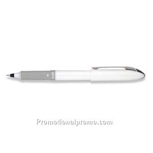uni-ball Grip Fine White Barrel, Black Ink Roller