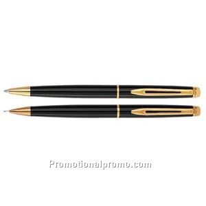 Waterman H59757isph59506e Black GT Ball Pen/Pencil Set