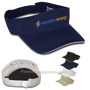 Visor with Sandwich Accent