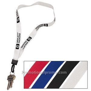 3/4 Inch Lanyard with Key Ring