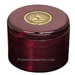 Round Rosewood Box